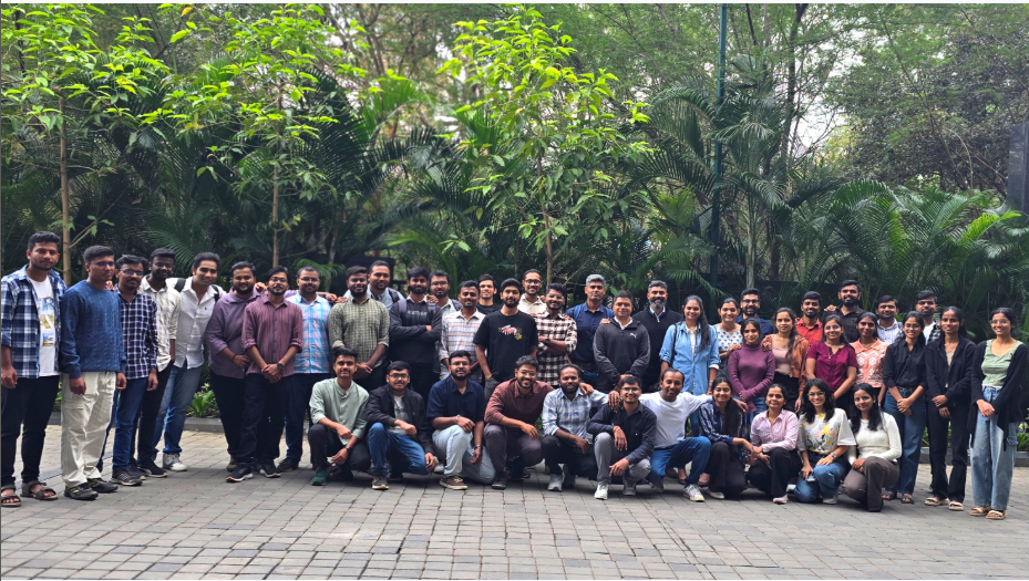 Xalta team group photo outdoors